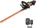 WORX 22″ Cordless Hedge Trimmer with Dual-Action Blades