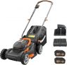 Worx 40V 17″ Cordless Lawn Mower w/Batteries & Charger